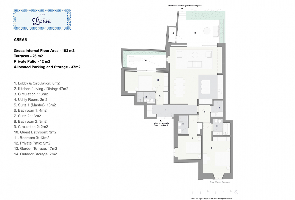 Casa Luisa Plan